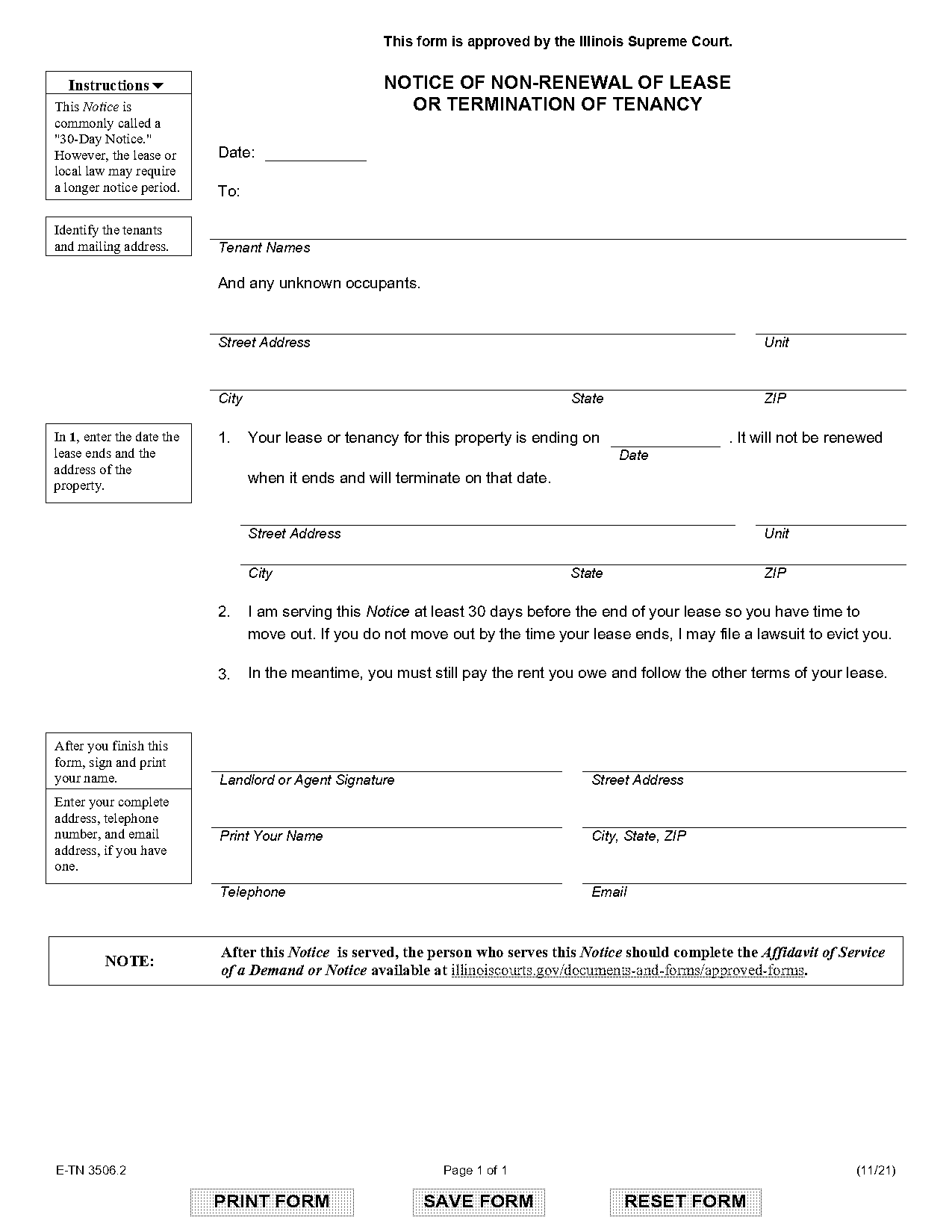 what is difference between termination and non renewal